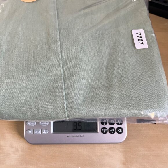 Madewell Emmett Wide-Leg Crop Cotton Pants Size 29 Sage Green - Picture 11 of 12